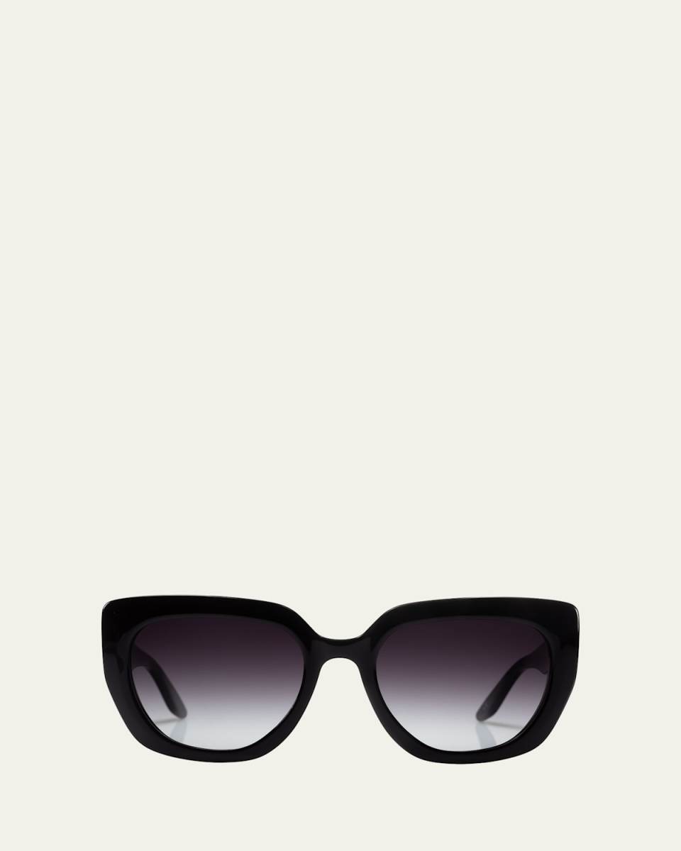 Akahi Oversized Acetate Cat-Eye Sunglasses