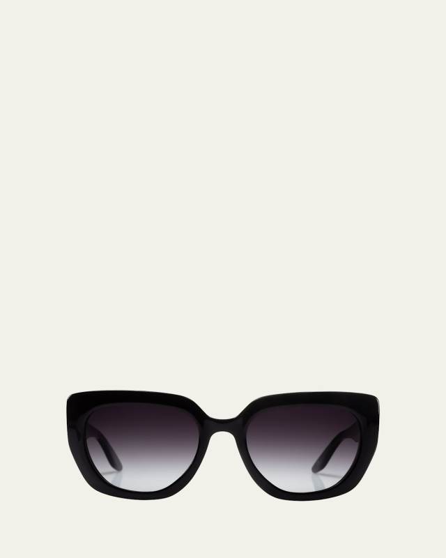 Akahi Oversized Acetate Cat-Eye Sunglasses
