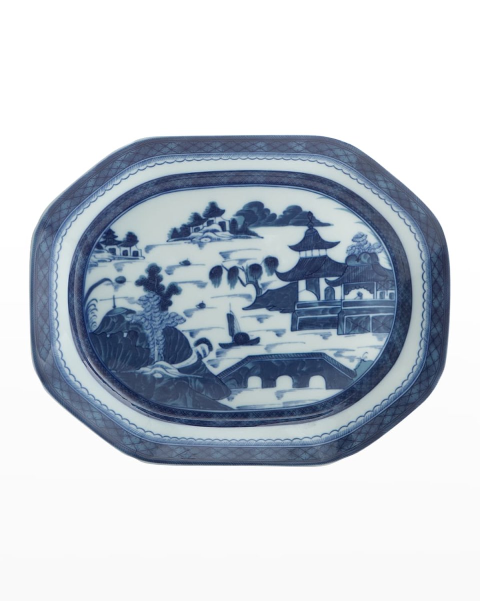 Blue Canton Small 12" Serving Platter