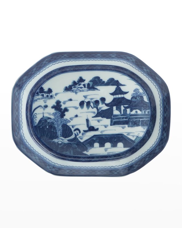 Blue Canton Small 12" Serving Platter
