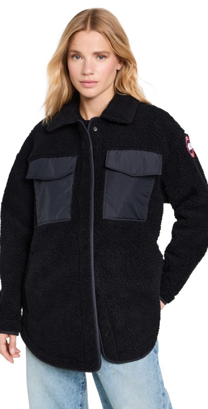 Canada Goose Simcoe Sherpa Shacket Black - Noir