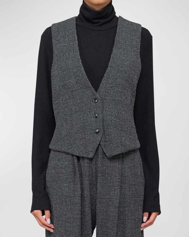 Austyn Plaid Vest