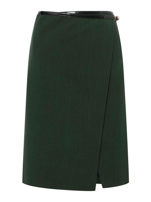 Philosophy di Lorenzo Serafini Jupe Midi - Vert