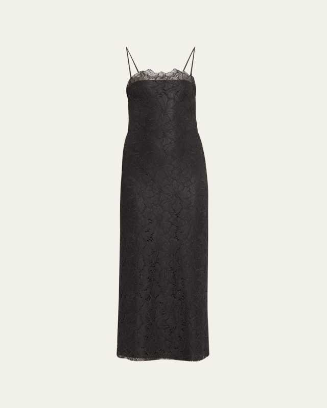 Rishell Lace Midi Sheath Dress