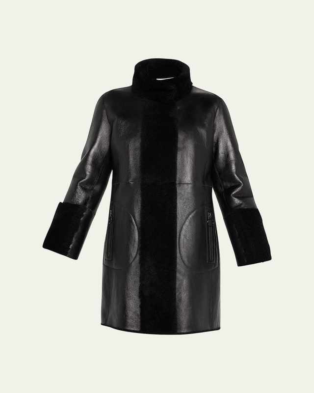 Reversible Lamb Shearling Coat