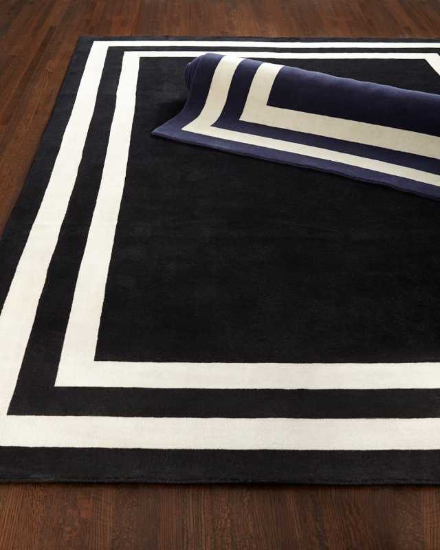 Fitzgerald Border Rug, 6' x 9'