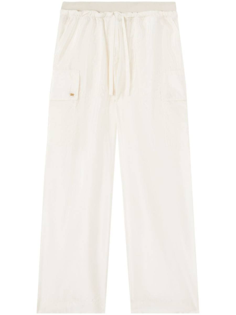 satin parachute trousers