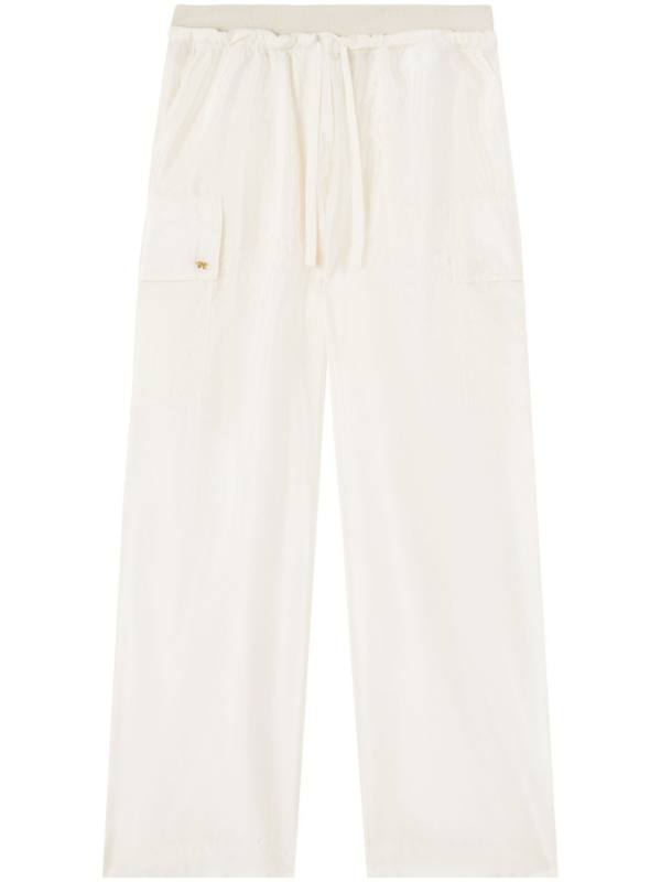 satin parachute trousers