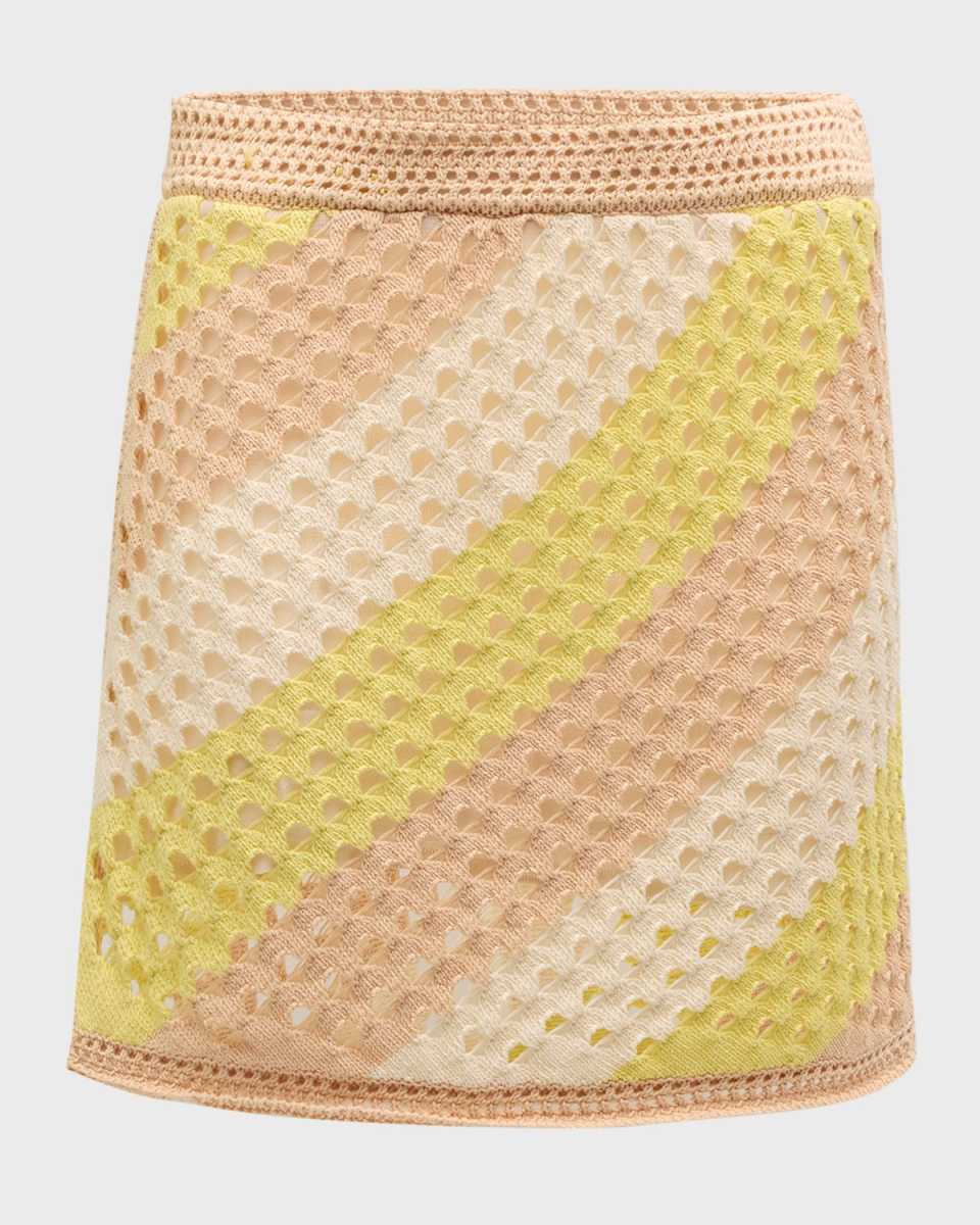 Mercerized Cotton Cord Mini Skirt