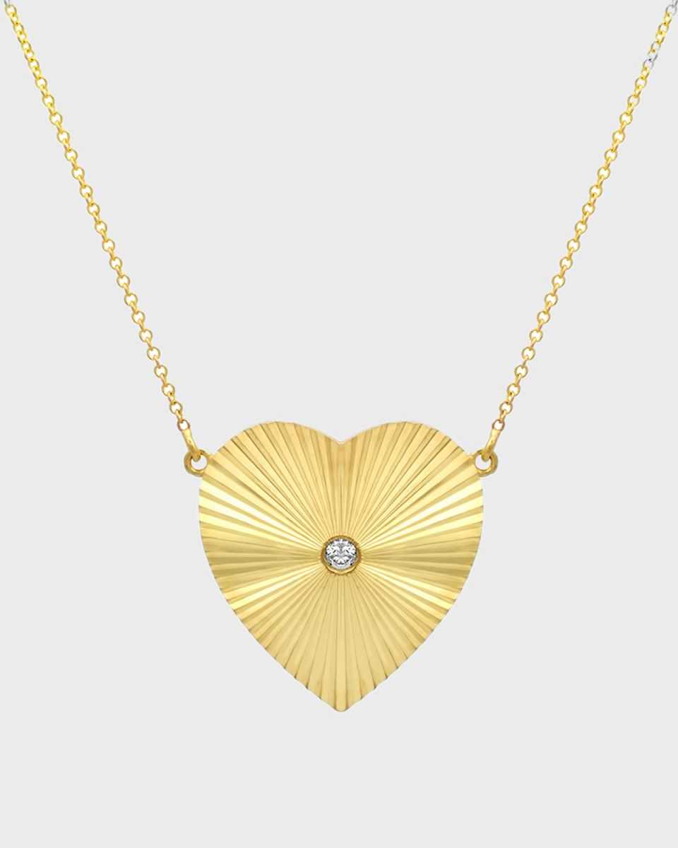 Large '70s Heart Necklace