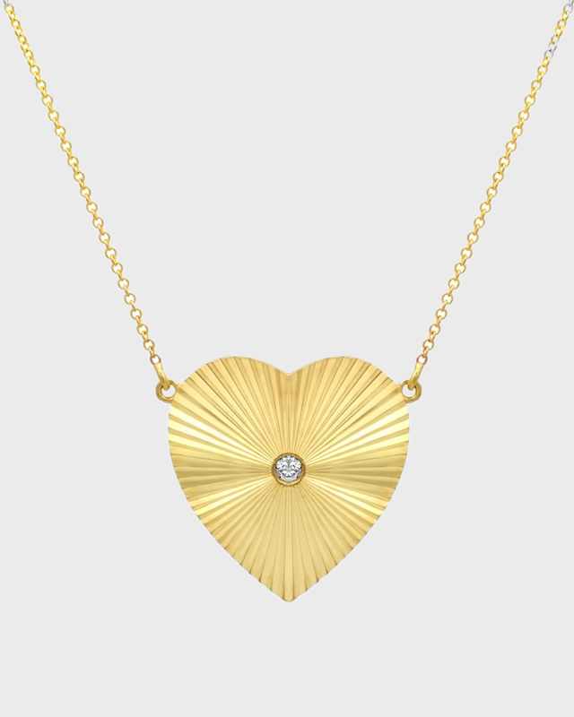 Large '70s Heart Necklace