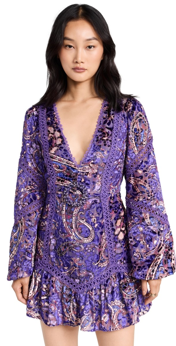 Hemant and Nandita Vihahort Dress Purple