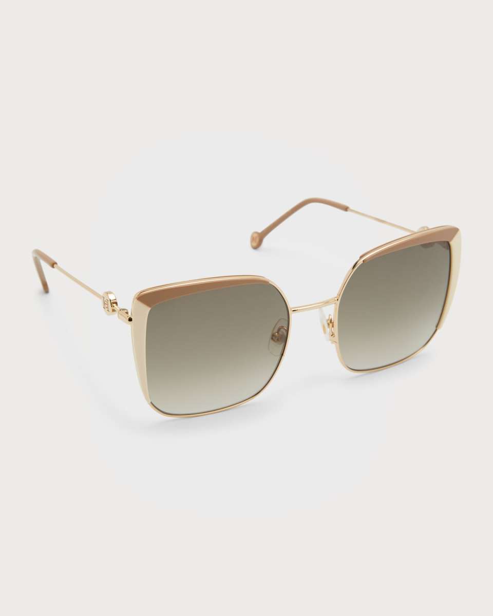 Monogram Square Acetate & Stainless Steel Sunglasses