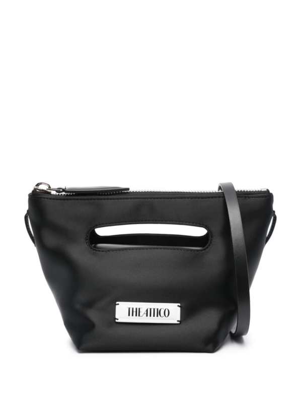 Via Del Giardini satin crossbody bag