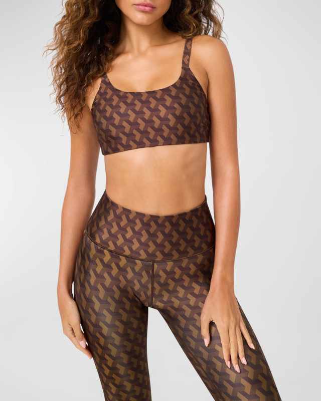 Hi-Shine Scoop-Neck Bra