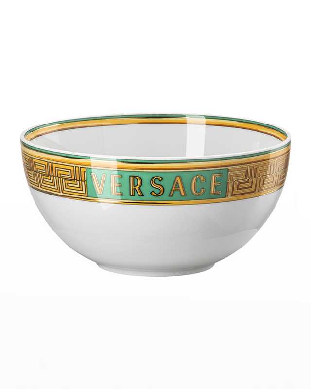 Medusa Amplified Green Coin Cereal Bowl