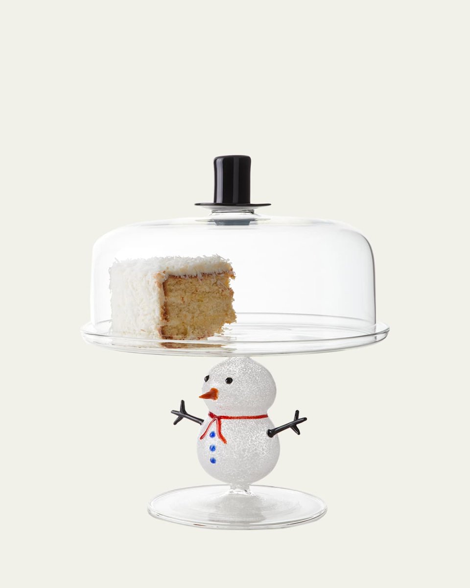 Snowman Cake Stand