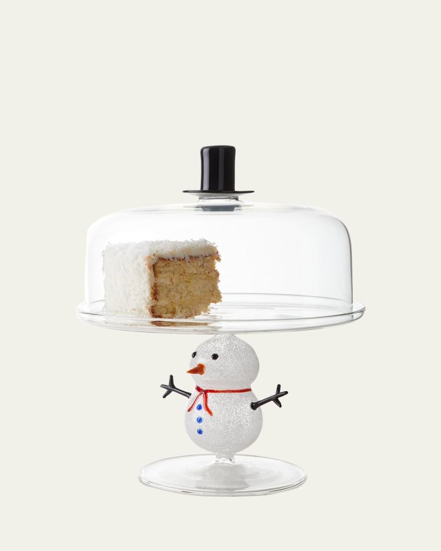 Snowman Cake Stand