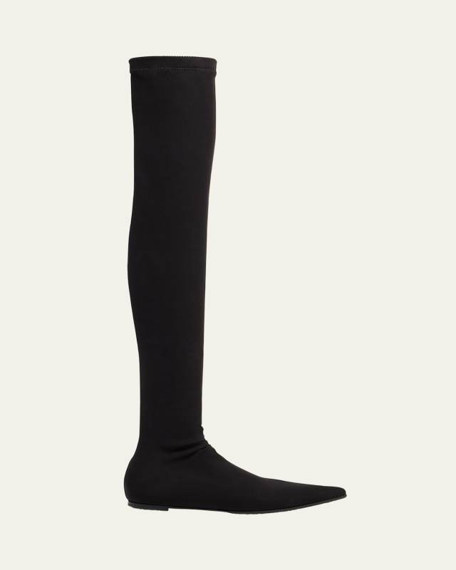 Stretch Over-The-Knee Sock Boots
