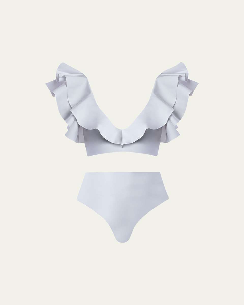 Mila Ruffle Two-Piece Bikini Set