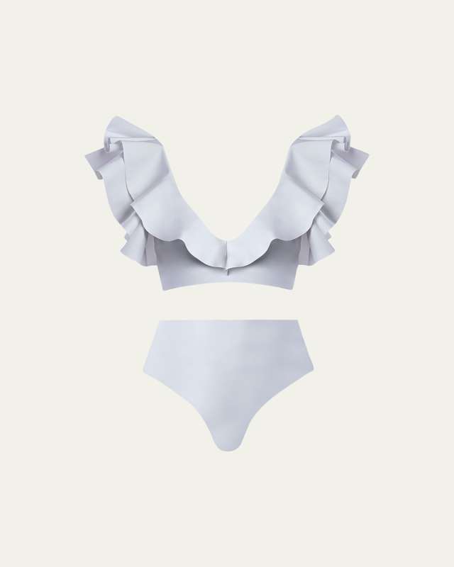 Mila Ruffle Two-Piece Bikini Set
