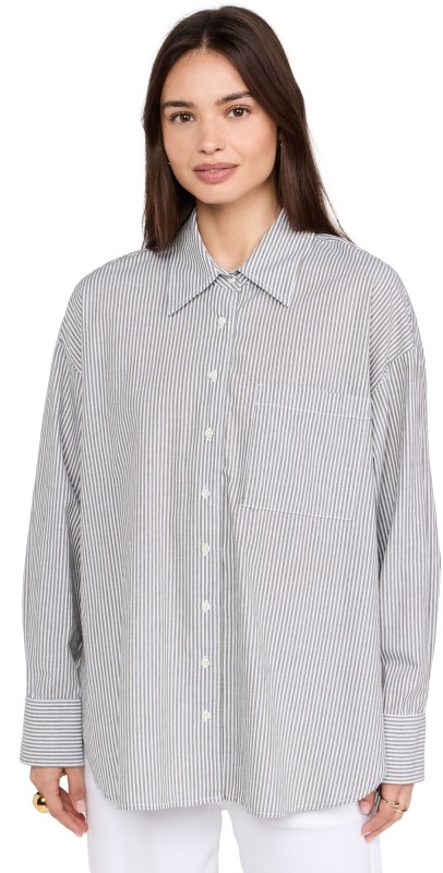 XIRENA Sydney Shirt Sage White