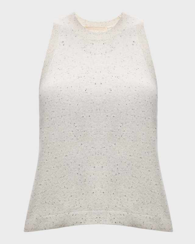 Desiree Speckled Wool Tank