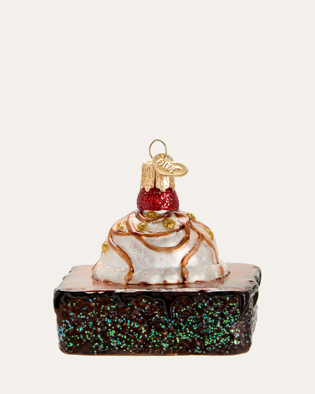Brownie A La Mode Christmas Ornament