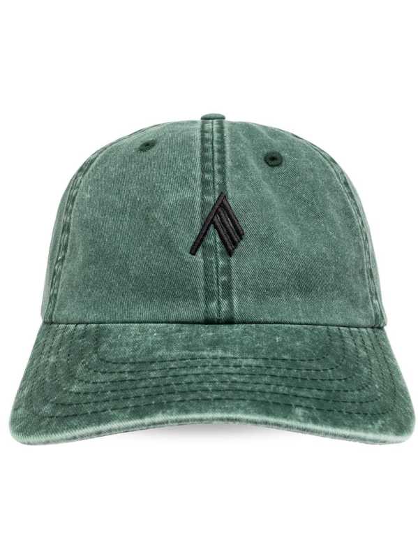 faded logo-embroidered cotton cap