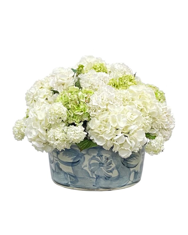 Hydrangea Mix in Ceramic Pot