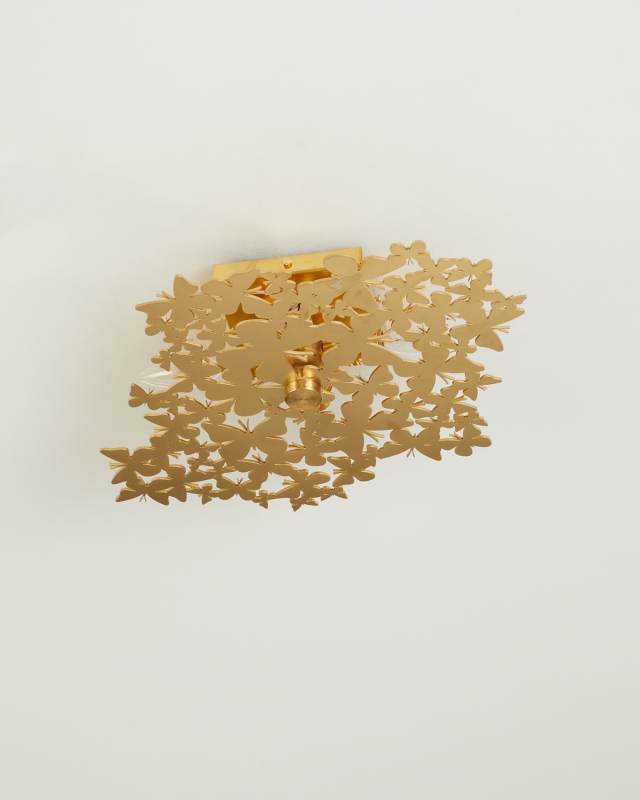 Small Butterfly Flush Mount Light