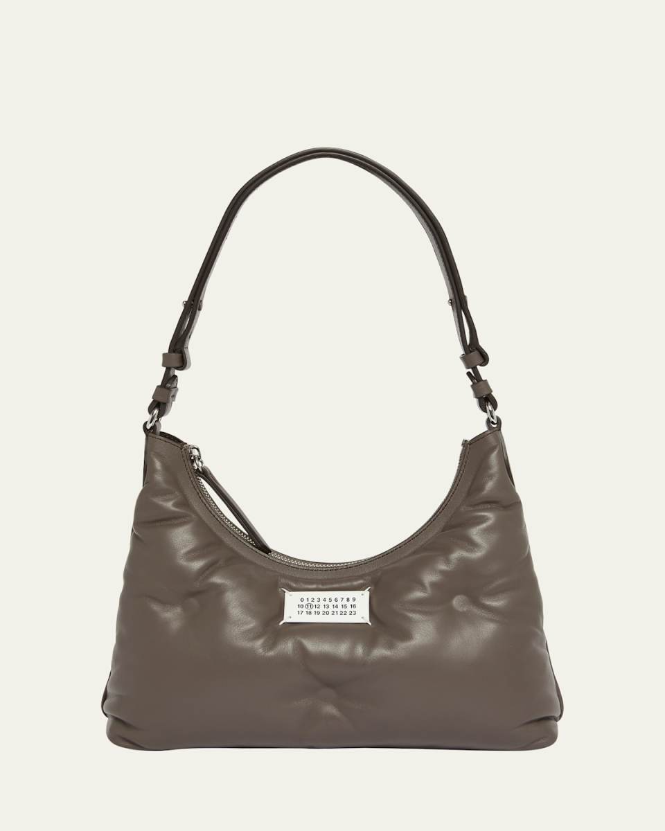 Glam Slam Small Puffy Leather Shoulder Bag