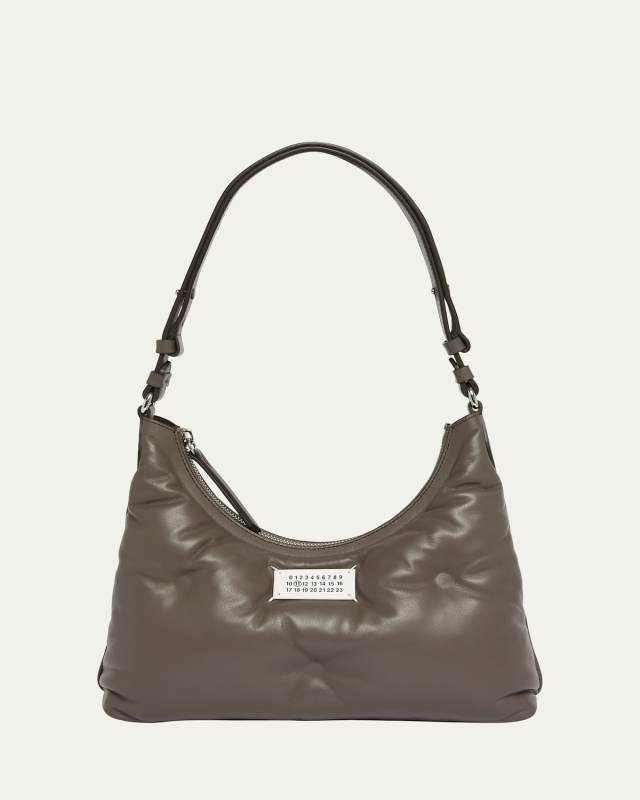 Glam Slam Small Puffy Leather Shoulder Bag