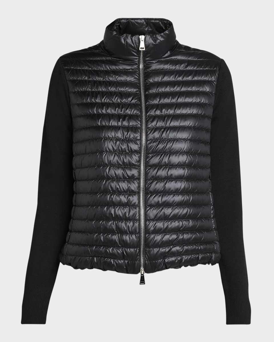 Hybrid Puffer Cardigan