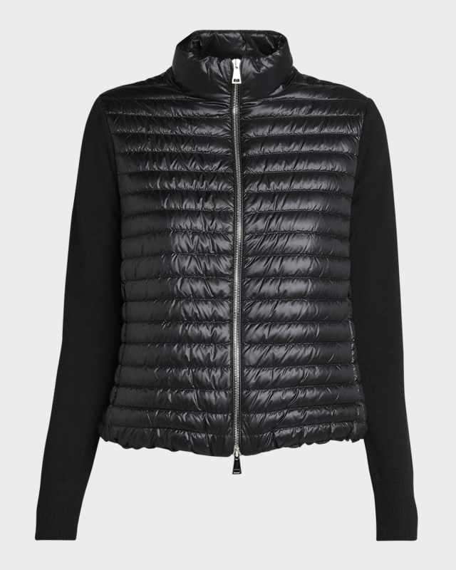 Hybrid Puffer Cardigan