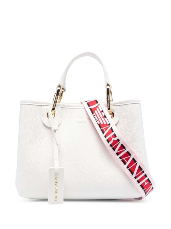 logo-strap tote bag