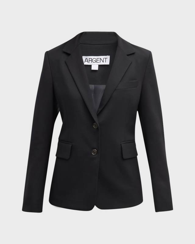 Copain Single-Breasted Seasonless Wool Blazer