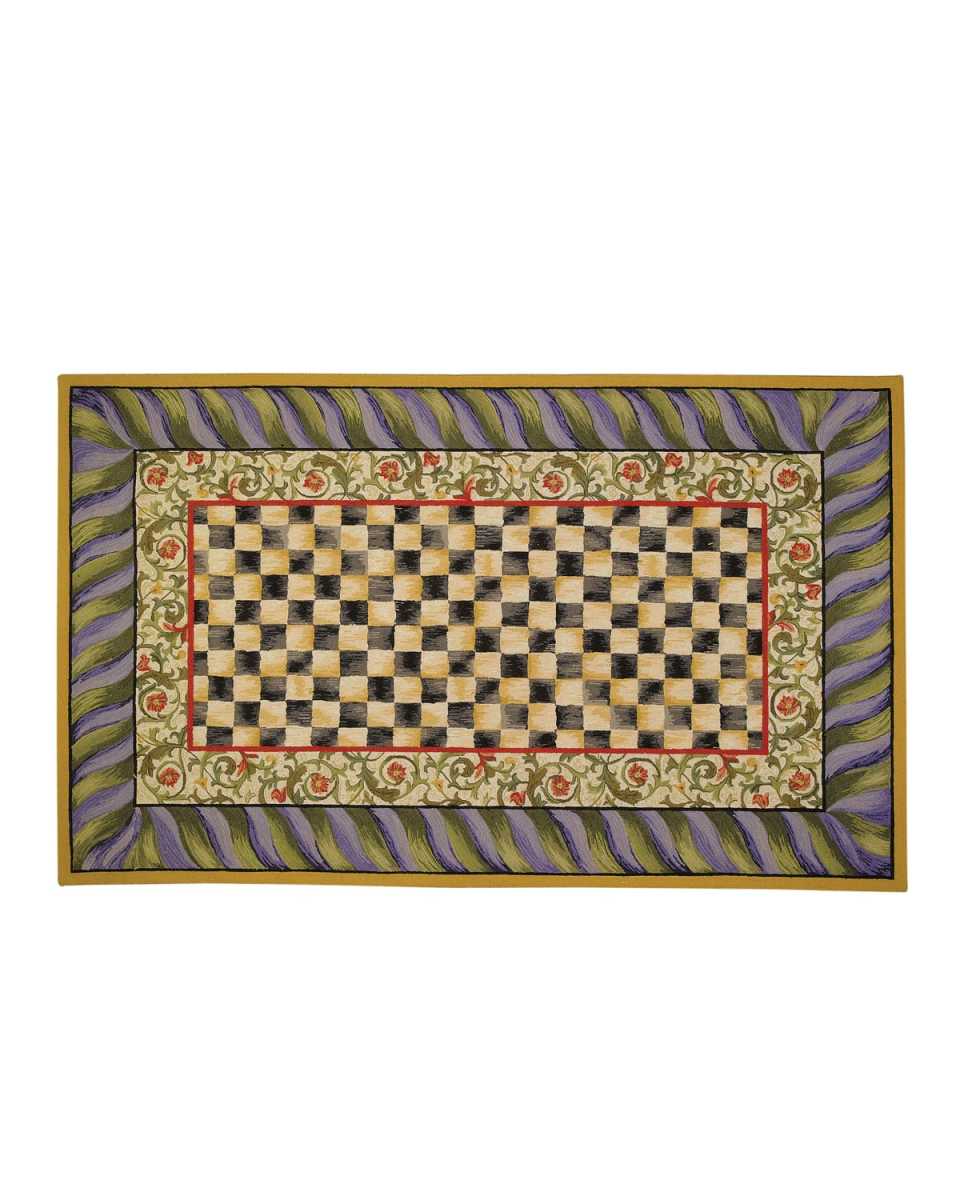 Courtly Check Rug, 3' x 5'