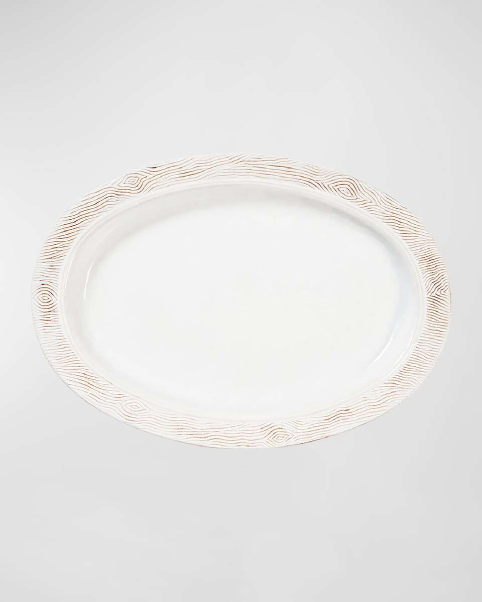 Blenheim Oak Whitewash 18" Platter