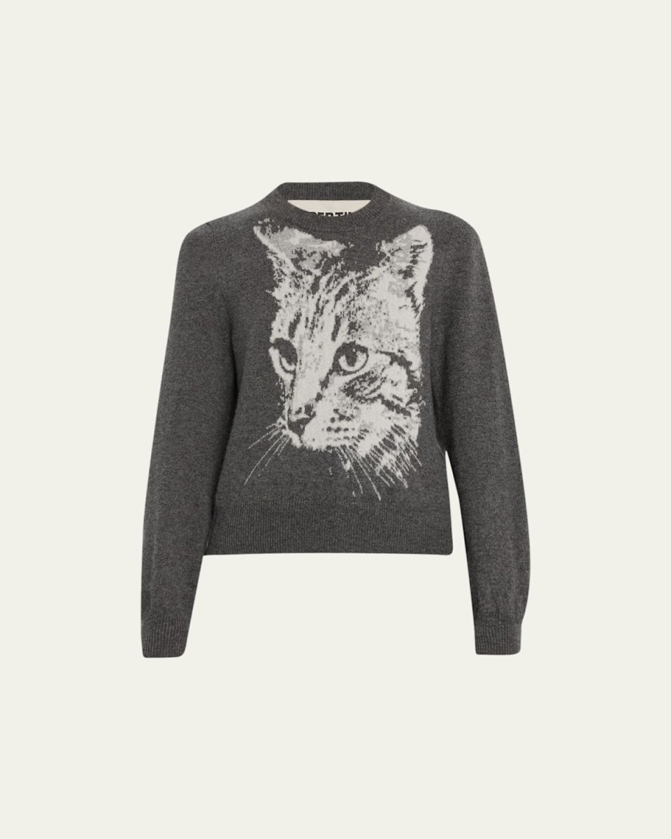 Cat People Shrunken Cashmere Sweater