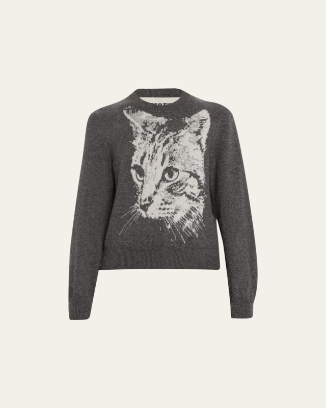 Cat People Shrunken Cashmere Sweater