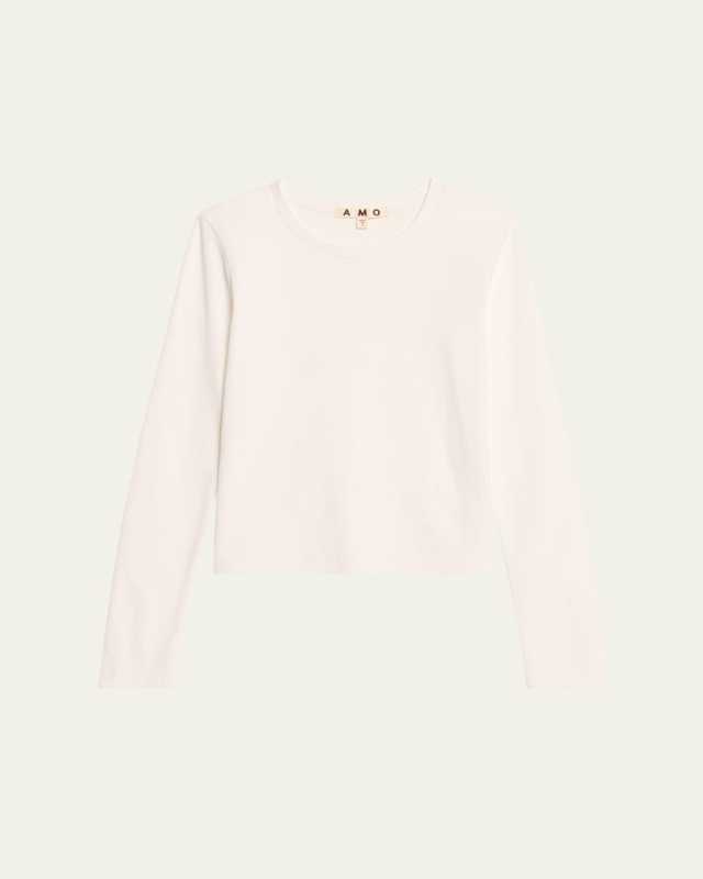 Slim Rib Long-Sleeve T
