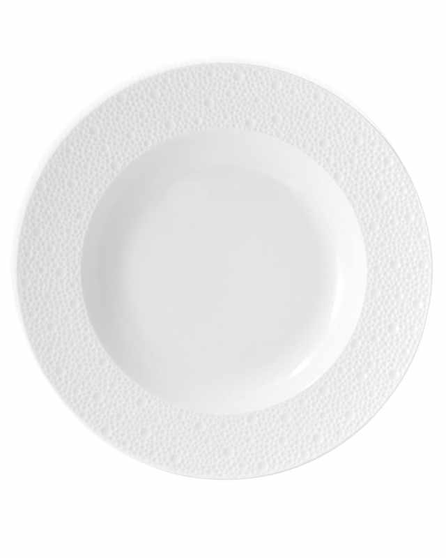 Ecume White Rim Soup Bowl