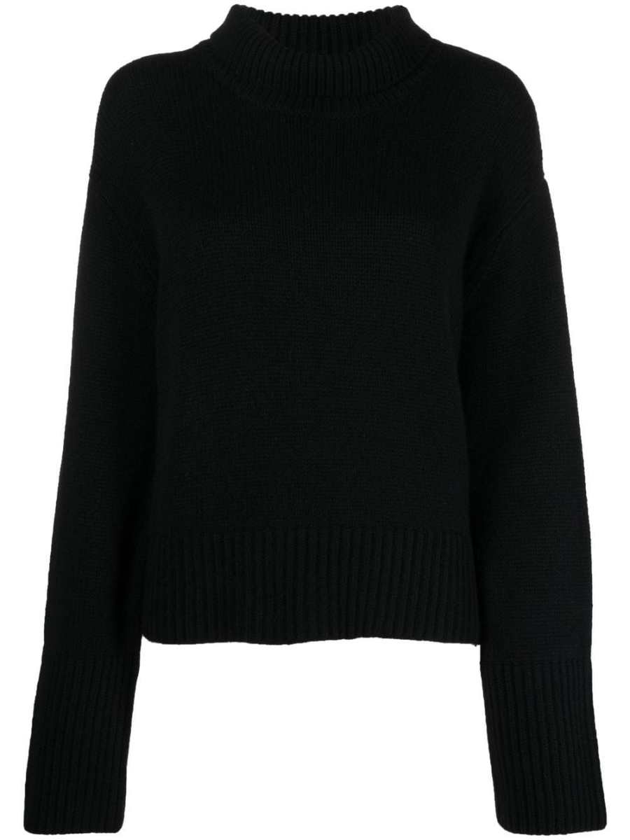cashmere roll-neck jumper