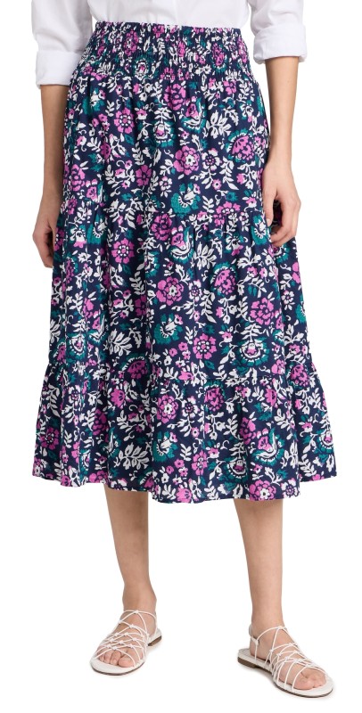 RAILS Edina Skirt Woodblock Floral