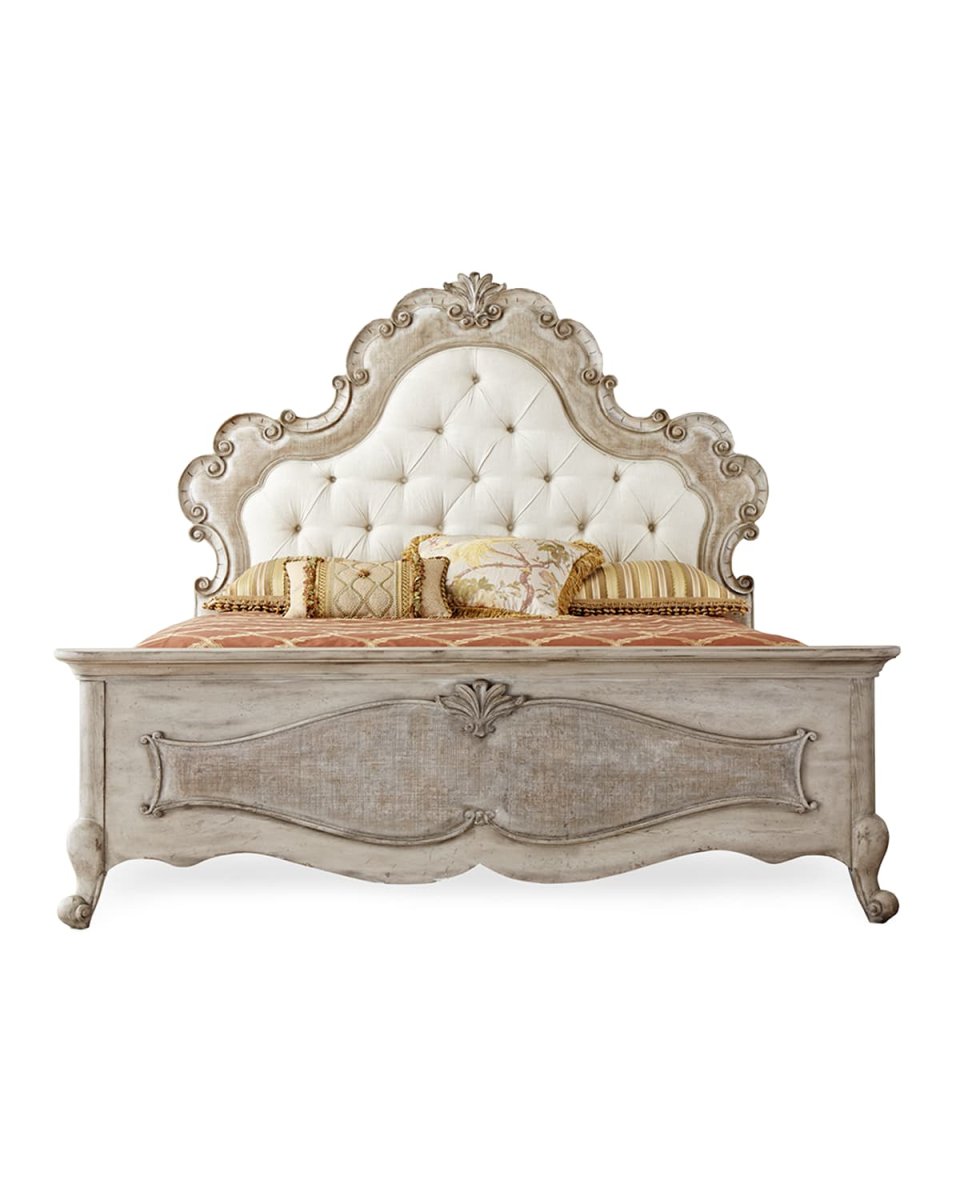 Chateau Upholstered King Bed