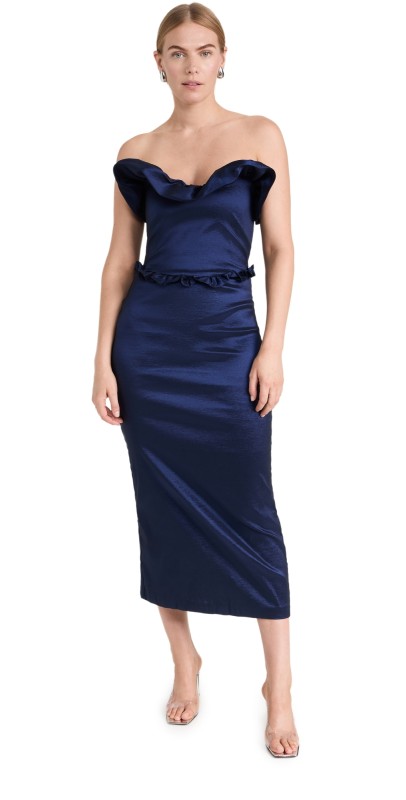 Kika Vargas Helga Dress Navy