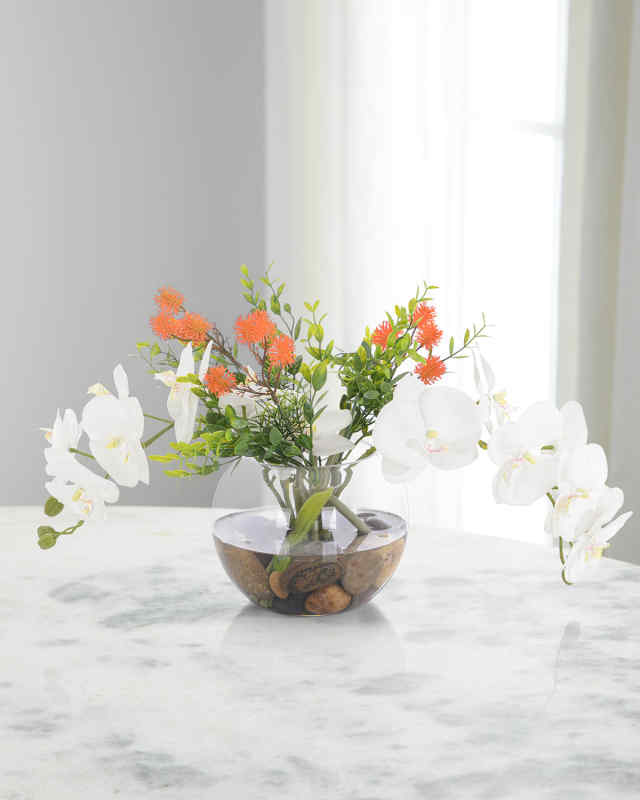 Fire and Ice Floral Arrangement