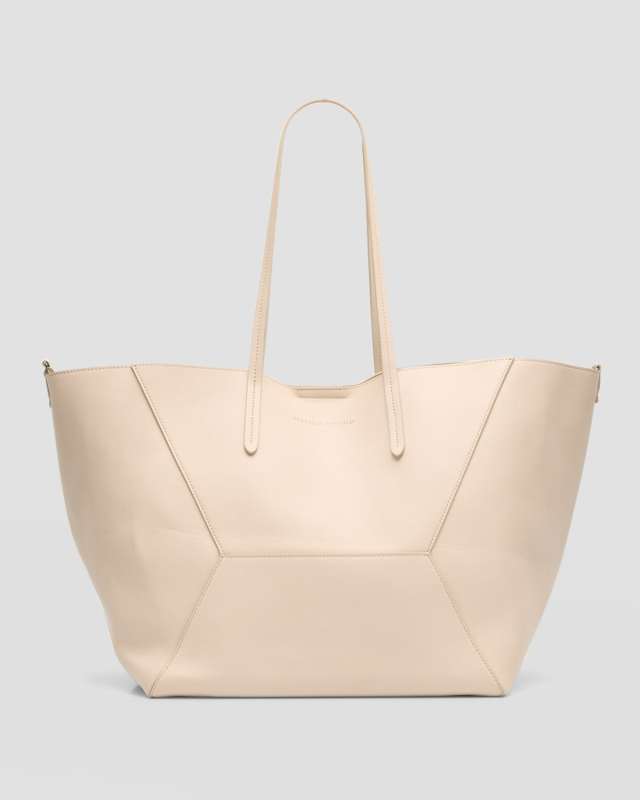 BC Duo Geometric Monili Leather Tote Bag