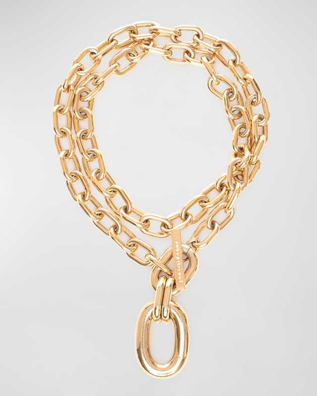 XL Chain-Link Pendant Necklace